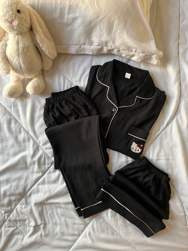 لباس راحتی hello kitty 3 تیکه 🖤